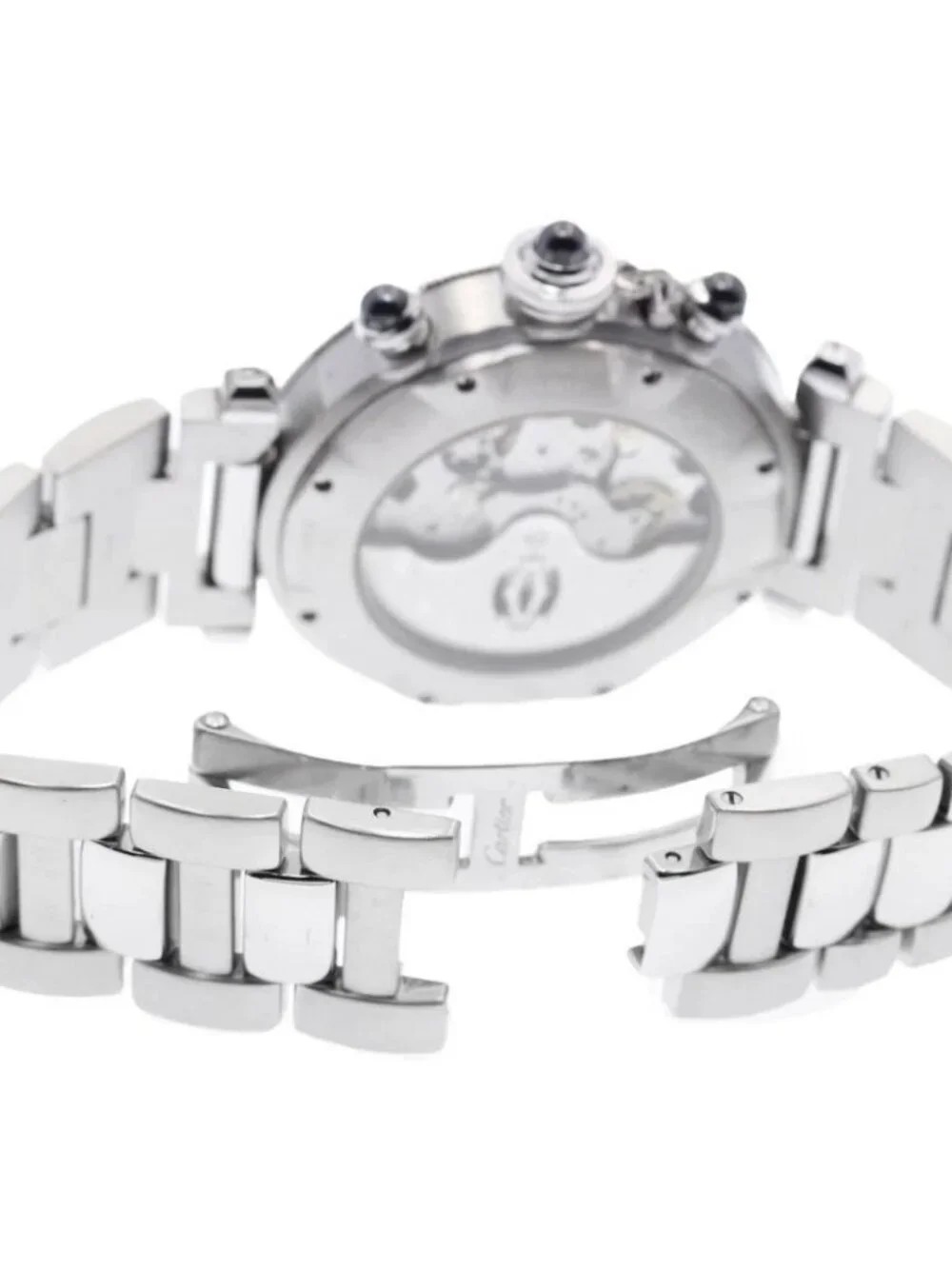 CARTIER Pasha 38 mm W3105155 Chronograph gray Dial Automatic Men's Watch_887310